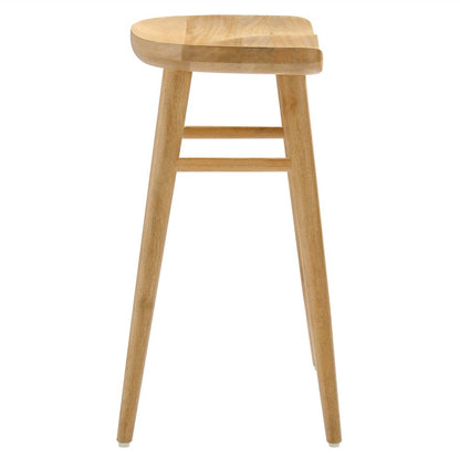 Saville Backless Wood Counter Stools Set of 2