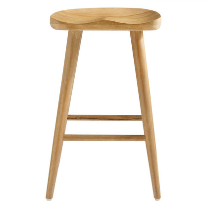 Saville Backless Wood Counter Stools Set of 2