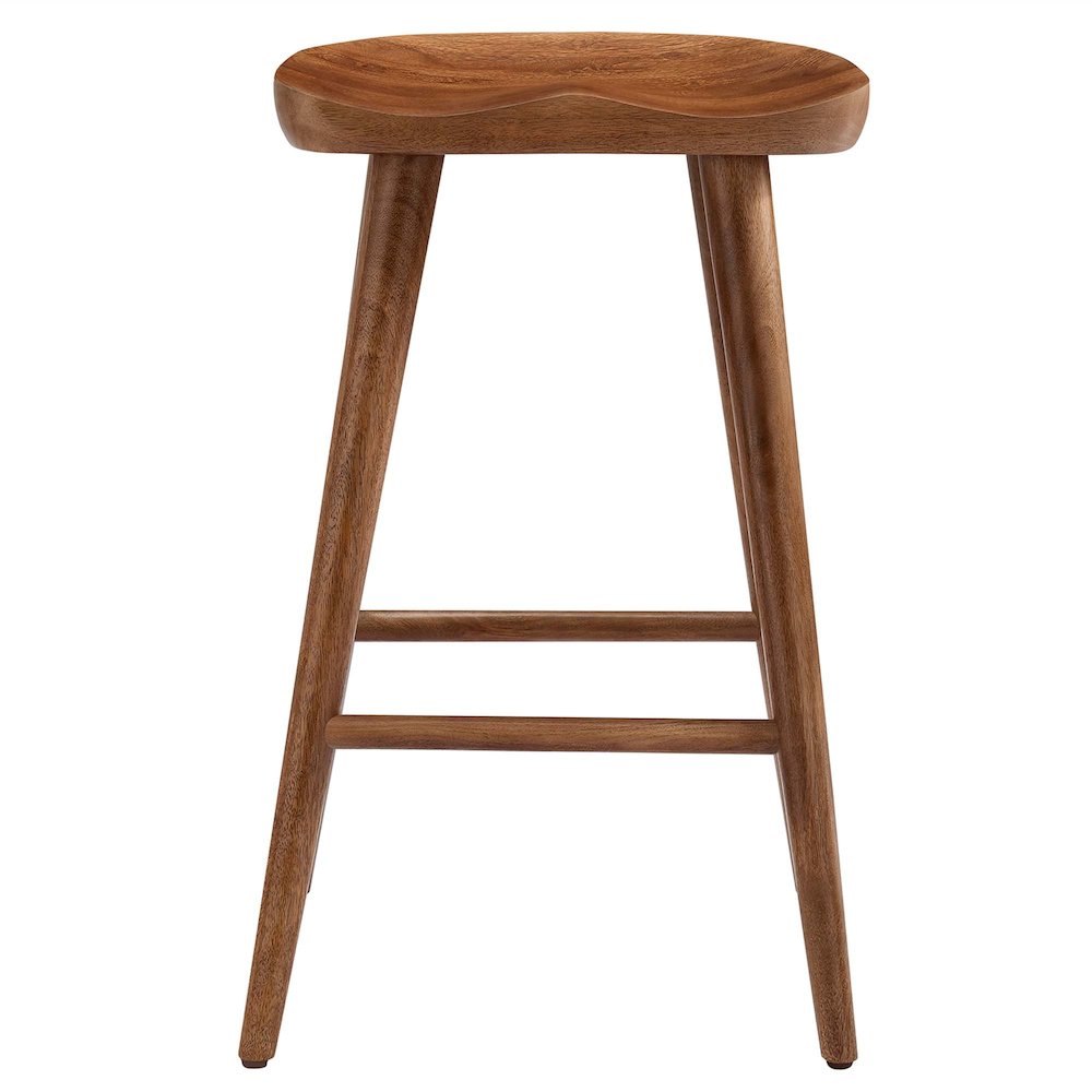 Saville Backless Wood Counter Stools Set of 2