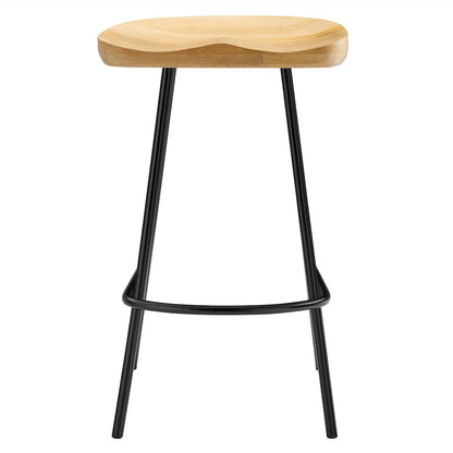 Concord Backless Wood Counter Stools Set of 2