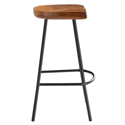 Concord Backless Wood Counter Stools Set of 2