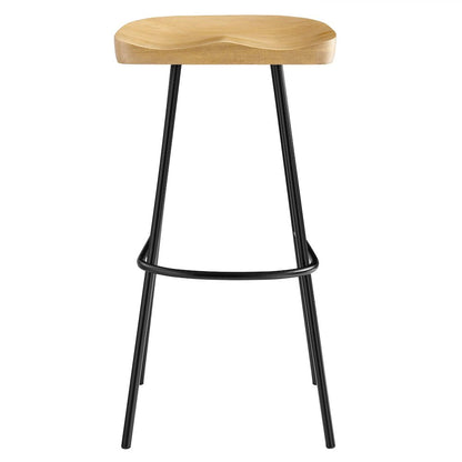 Concord Backless Wood Bar Stools Set of 2