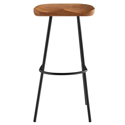 Concord Backless Wood Bar Stools Set of 2
