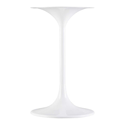 Lippa 20" Round Faux Travertine Side Table