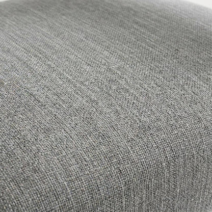 Fabric Upholstered Barrel Dining Chairs, Heathered Weave Gray Black, Set of 2