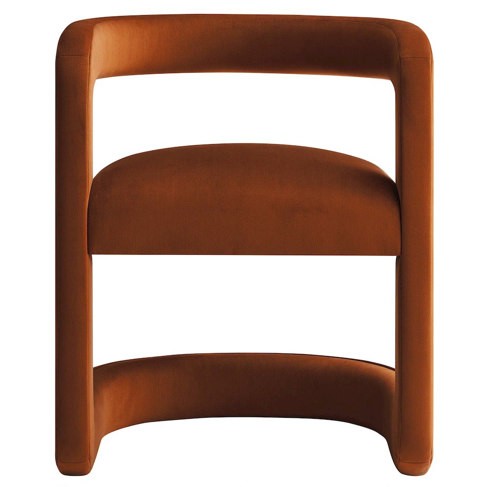 Winslow Performance Velvet Barrel Accent Chair
