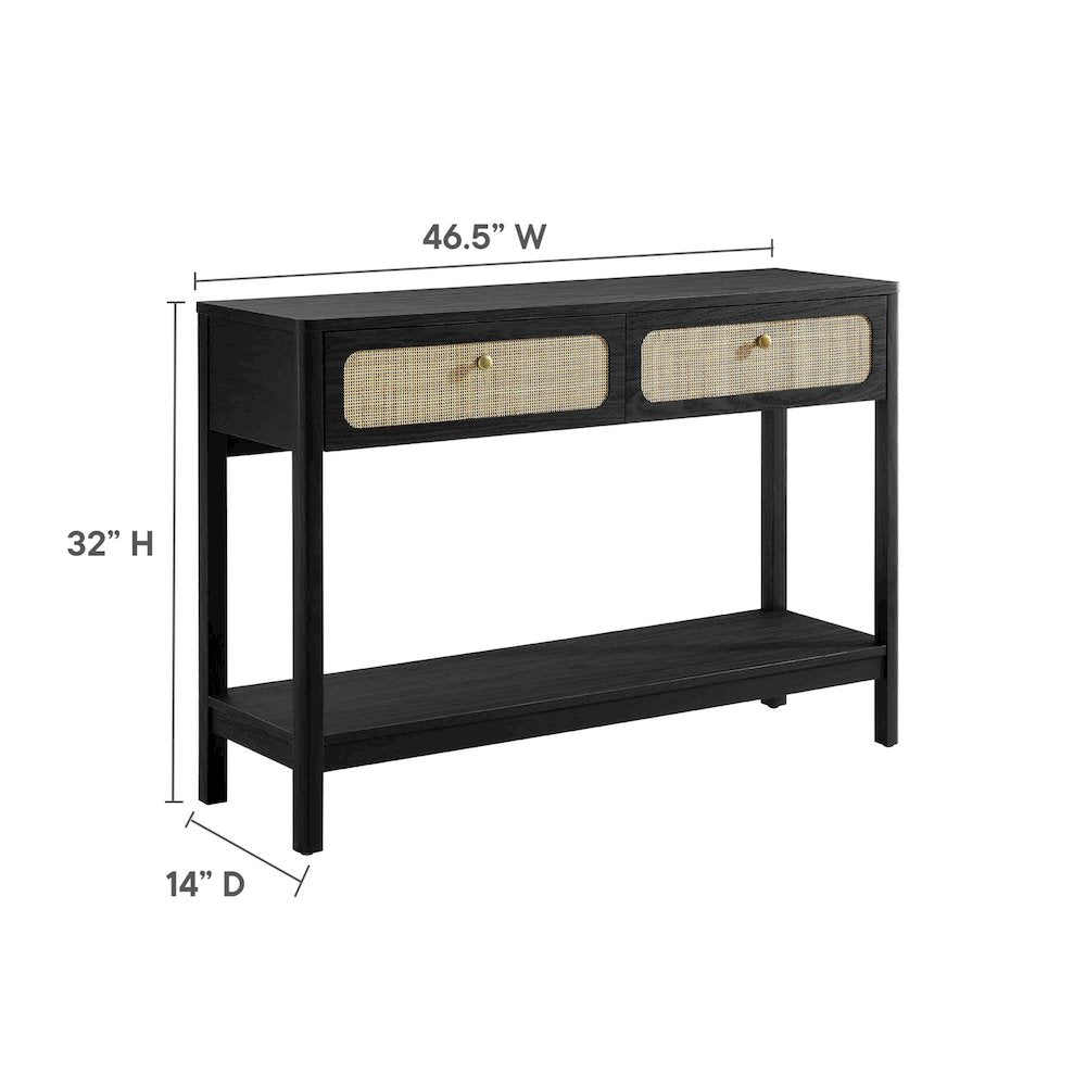 Chaucer Wood Entryway Console Table