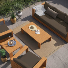 Tahoe 5-Piece Outdoor Patio Acacia Wood Furniture Set