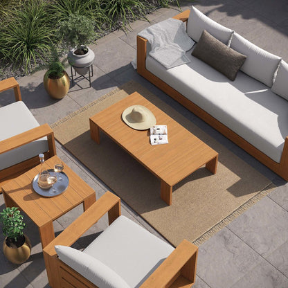 Tahoe 5-Piece Outdoor Patio Acacia Wood Furniture Set