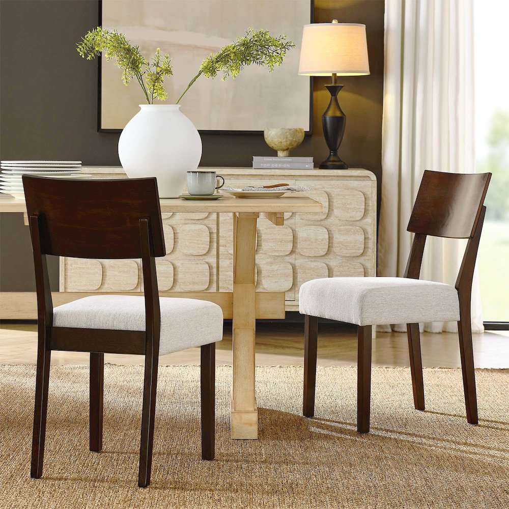 Pax Wood Dining Side Chairs Set of 2