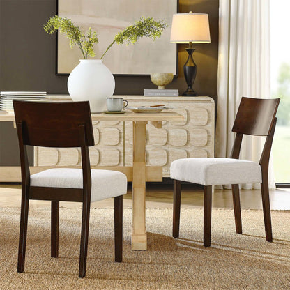 Pax Wood Dining Side Chairs Set of 2