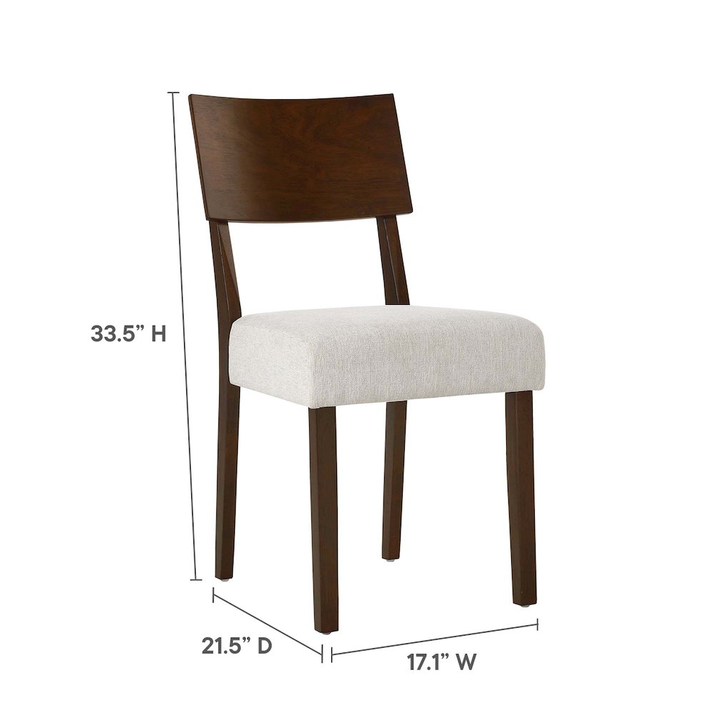 Pax Wood Dining Side Chairs Set of 2