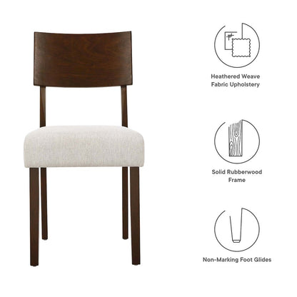Pax Wood Dining Side Chairs Set of 2