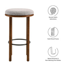 Fable Boucle Fabric Bar Stools Set of 2