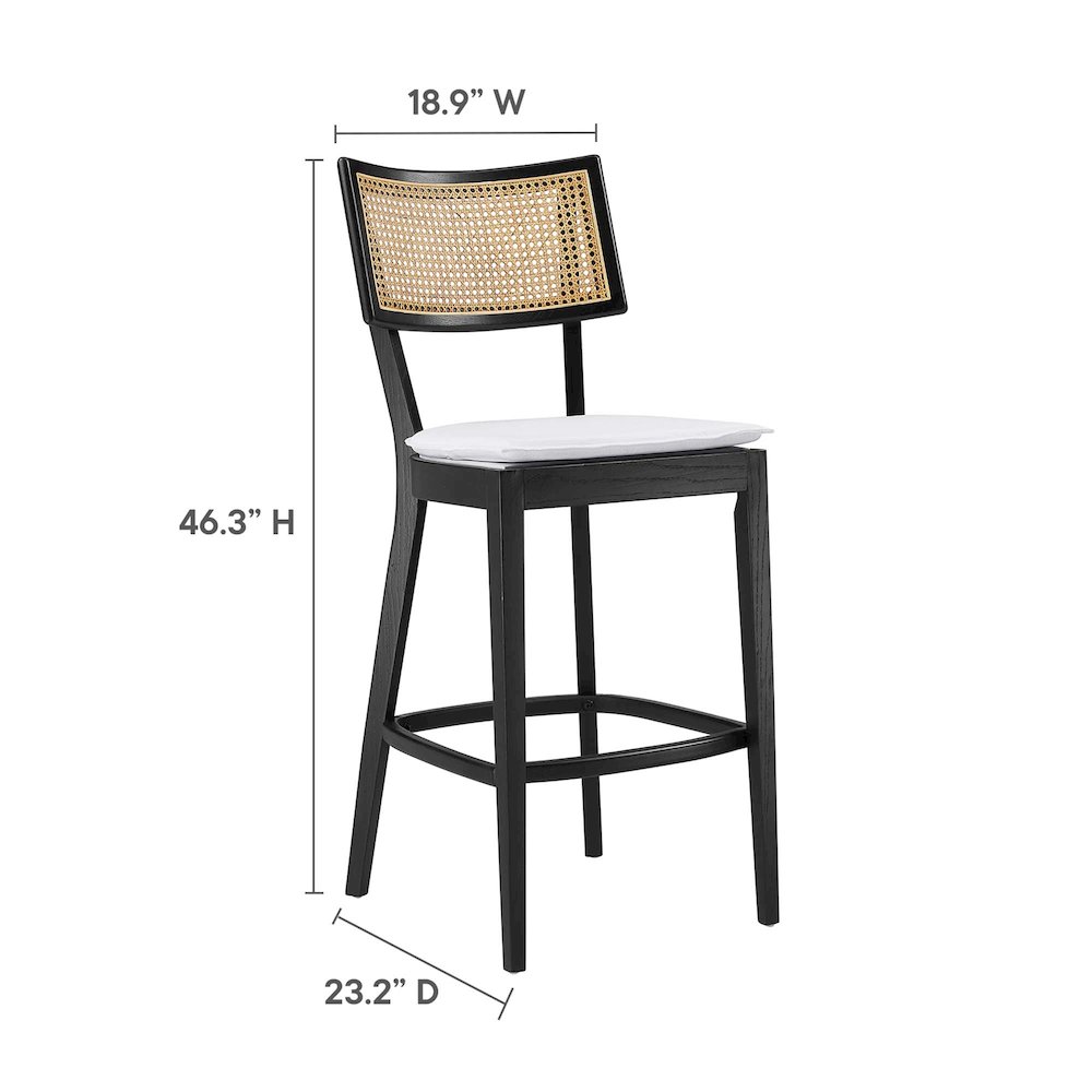 Caledonia Wood Bar Stools Set of 2