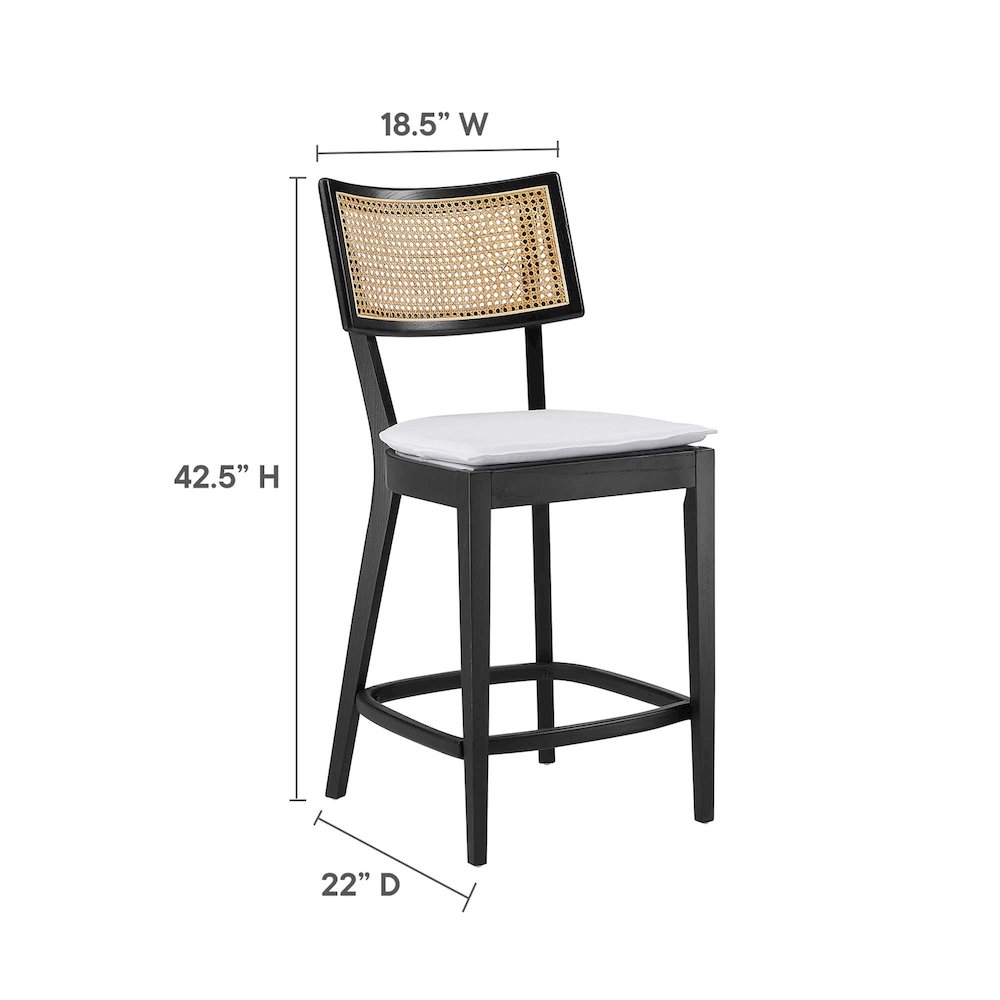 Caledonia Wood Counter Stools Set of 2