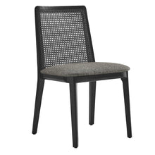 Monarch Wood and Rattan Dining Side Chair