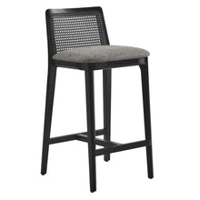 Monarch Wood and Rattan Counter Stool