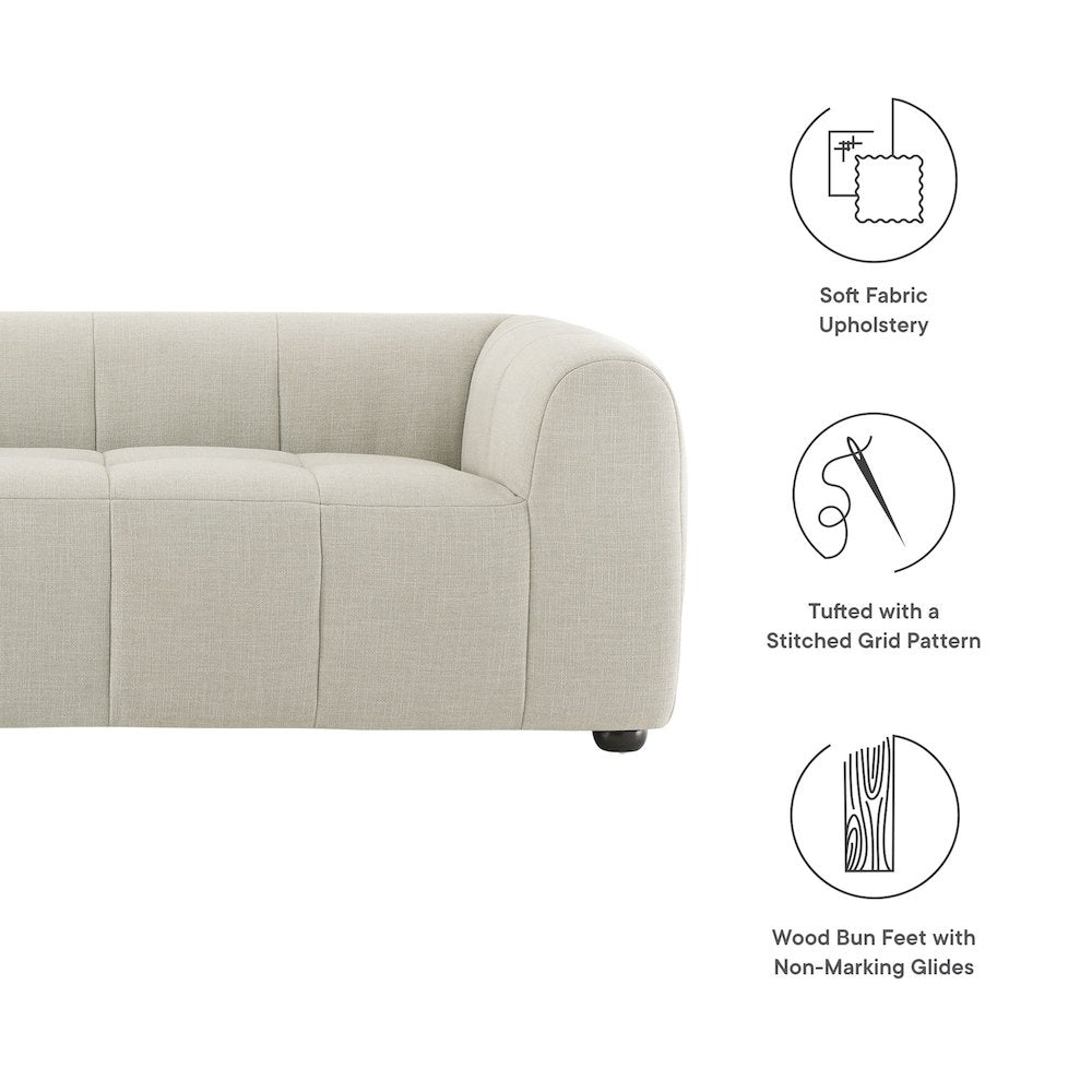 Liana Upholstered Fabric Sofa