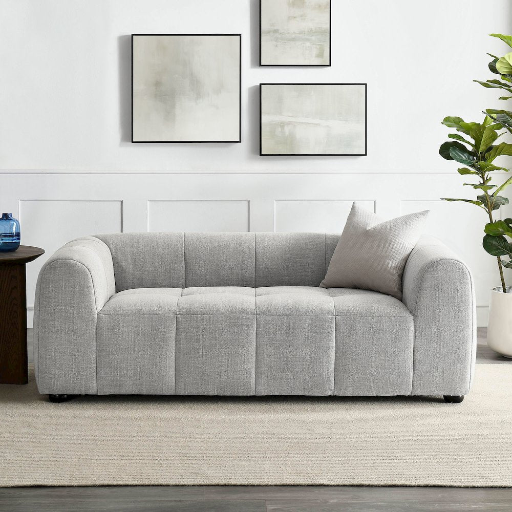 Liana Upholstered Fabric Loveseat