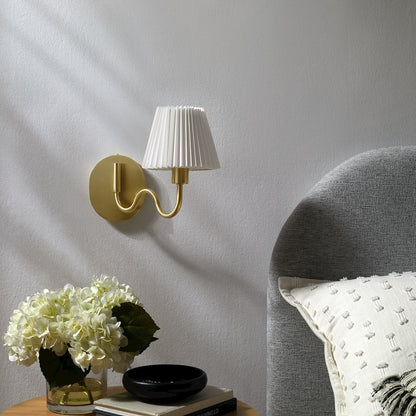 Wave Squiggle Arm Wall Sconce