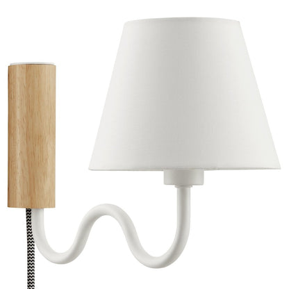 Sunlit Squiggle Arm Wall Sconce