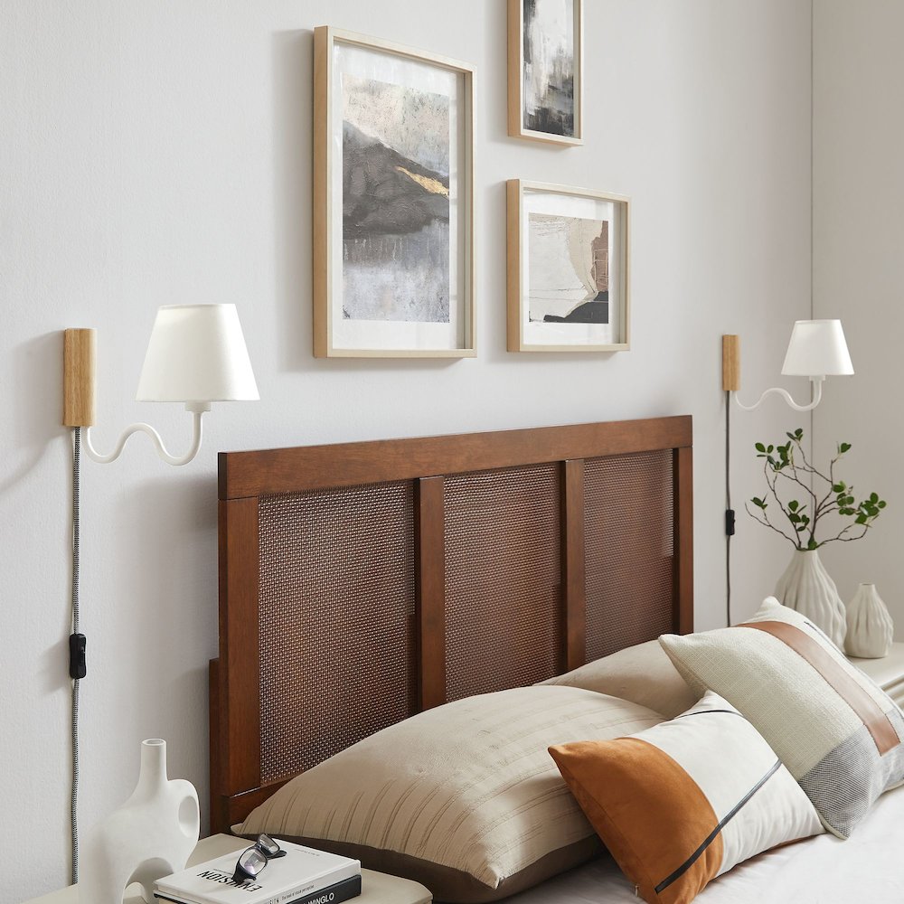Sunlit Squiggle Arm Wall Sconce