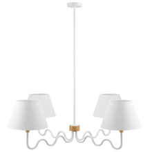Sunlit Squiggle 4-Arm Pendant Light