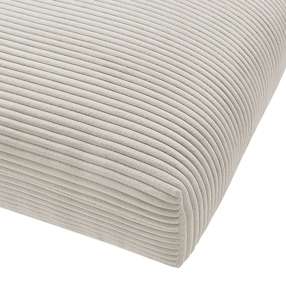 Solace Modular Corduroy Upholstered Ottoman