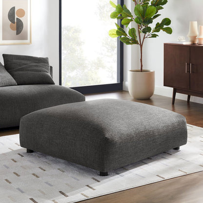 Solace Modular Upholstered Fabric Ottoman