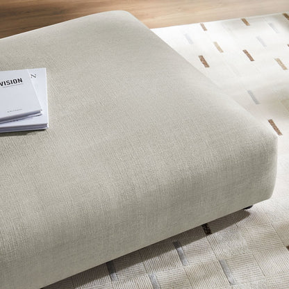 Solace Modular Upholstered Fabric Ottoman
