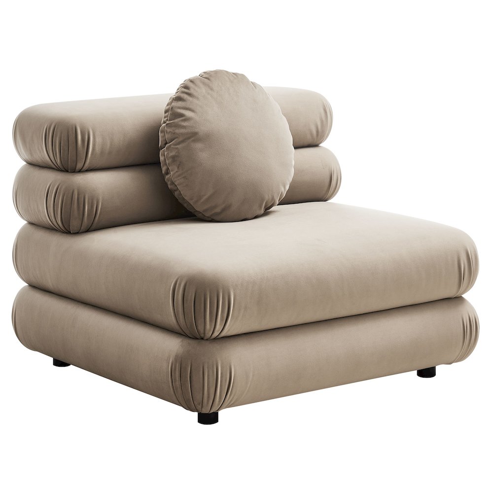 Jubilee 3-Piece Modular Performance Velvet Sectional Sofa