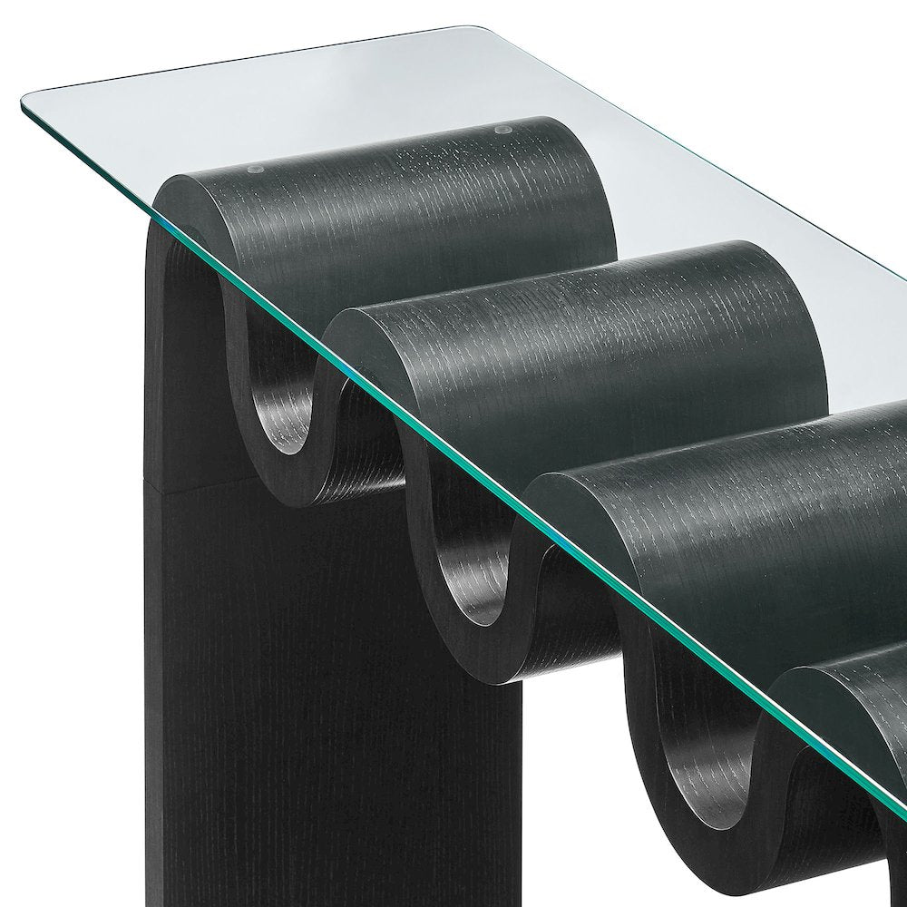 Ondine Glass Top 50" Console Table