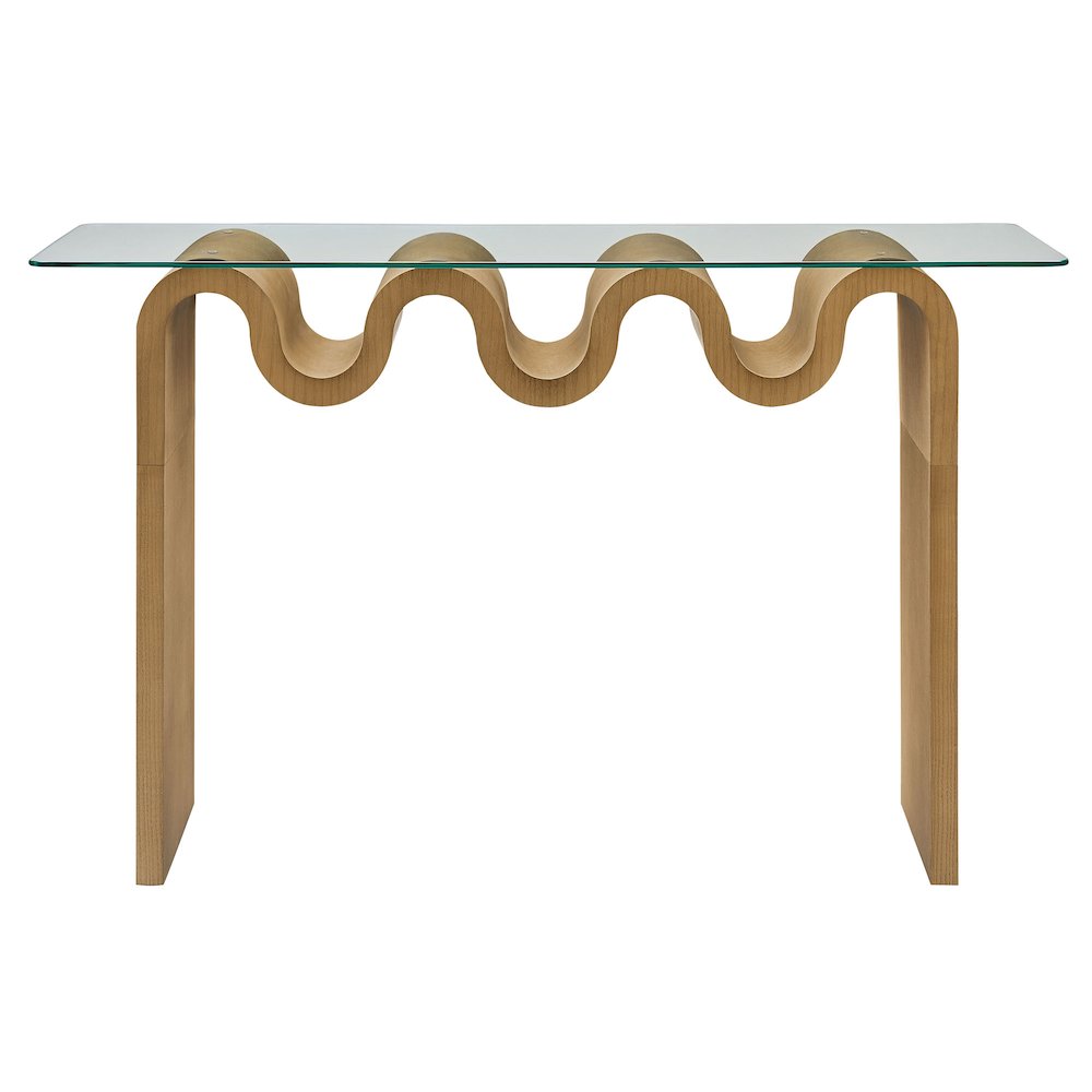 Ondine Glass Top 50" Console Table