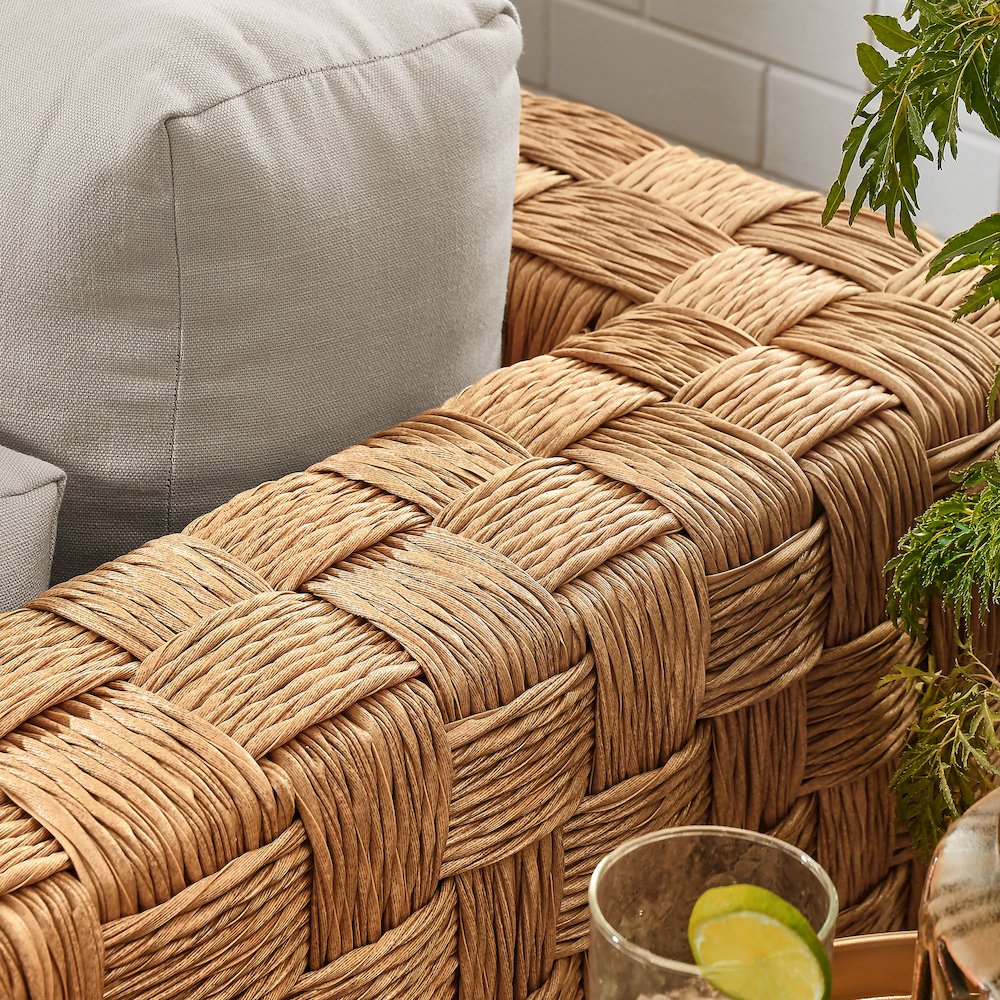 Thames Outdoor Patio Wicker Outdoor Patio Rattan Armchair