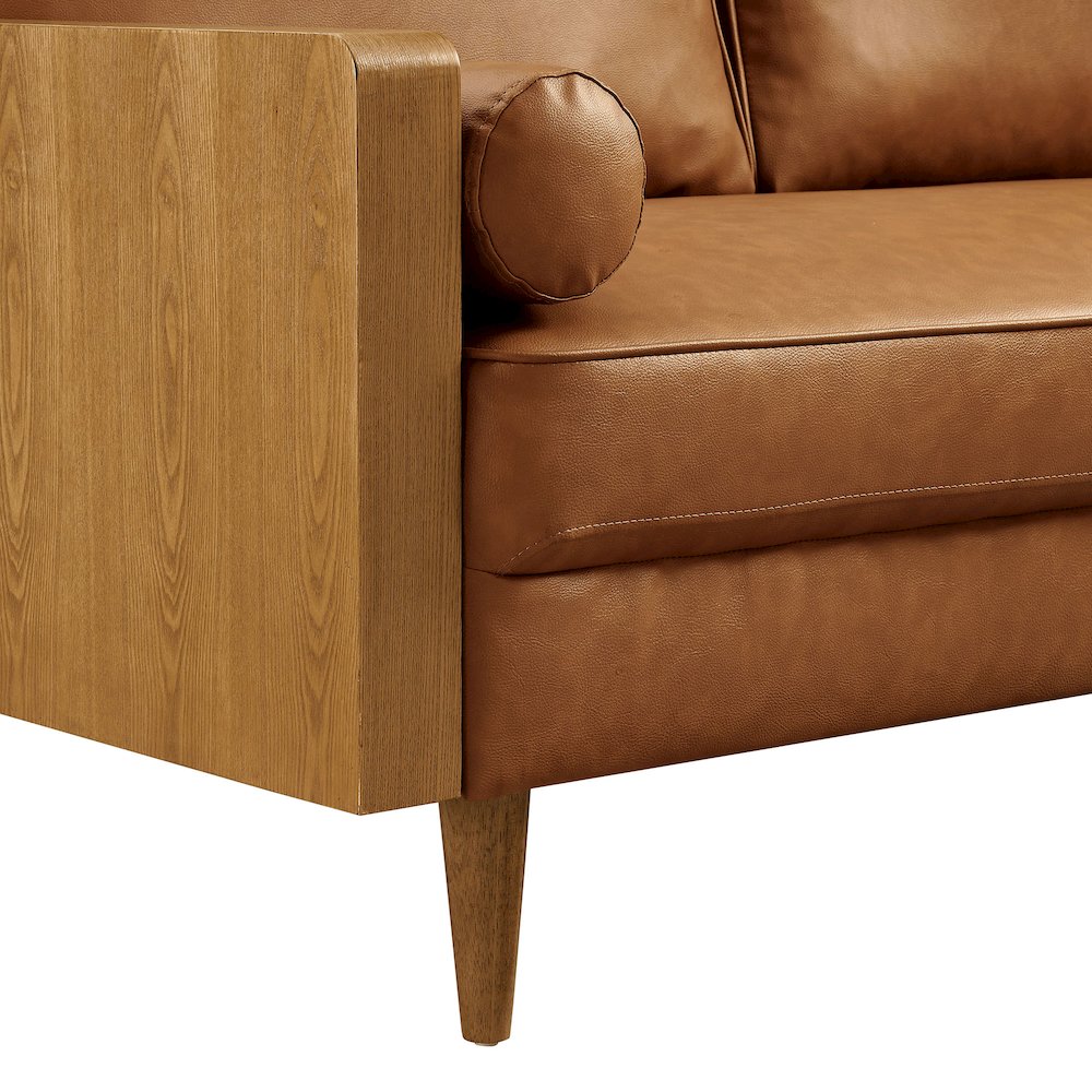 Kellan Vegan Leather Loveseat