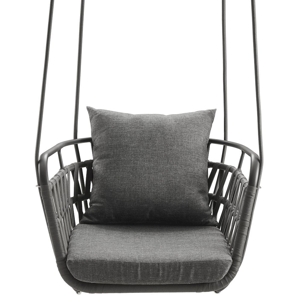 Kaliah Outdoor Patio Aluminum Swing Chair