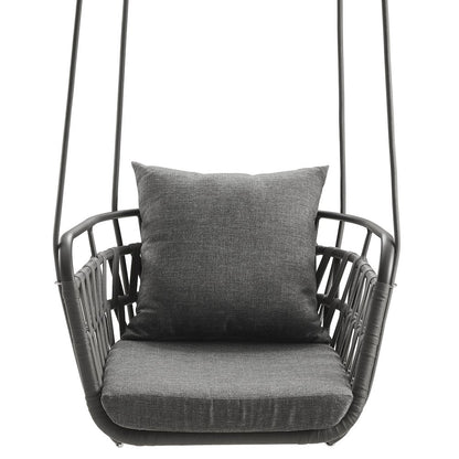 Kaliah Outdoor Patio Aluminum Swing Chair