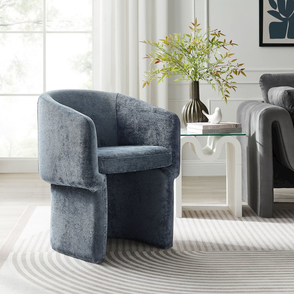 Verity Chenille Dining Armchair