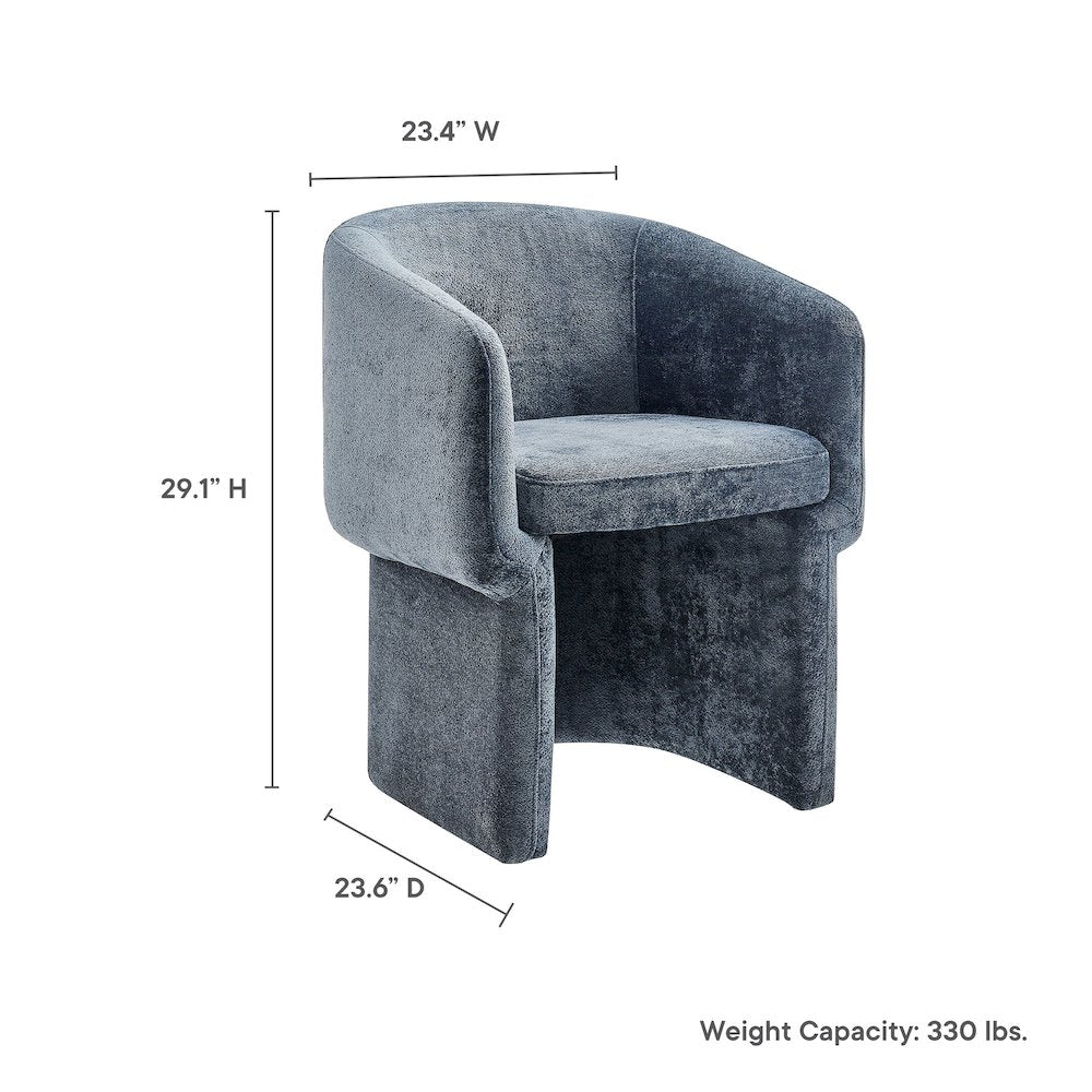 Verity Chenille Dining Armchair