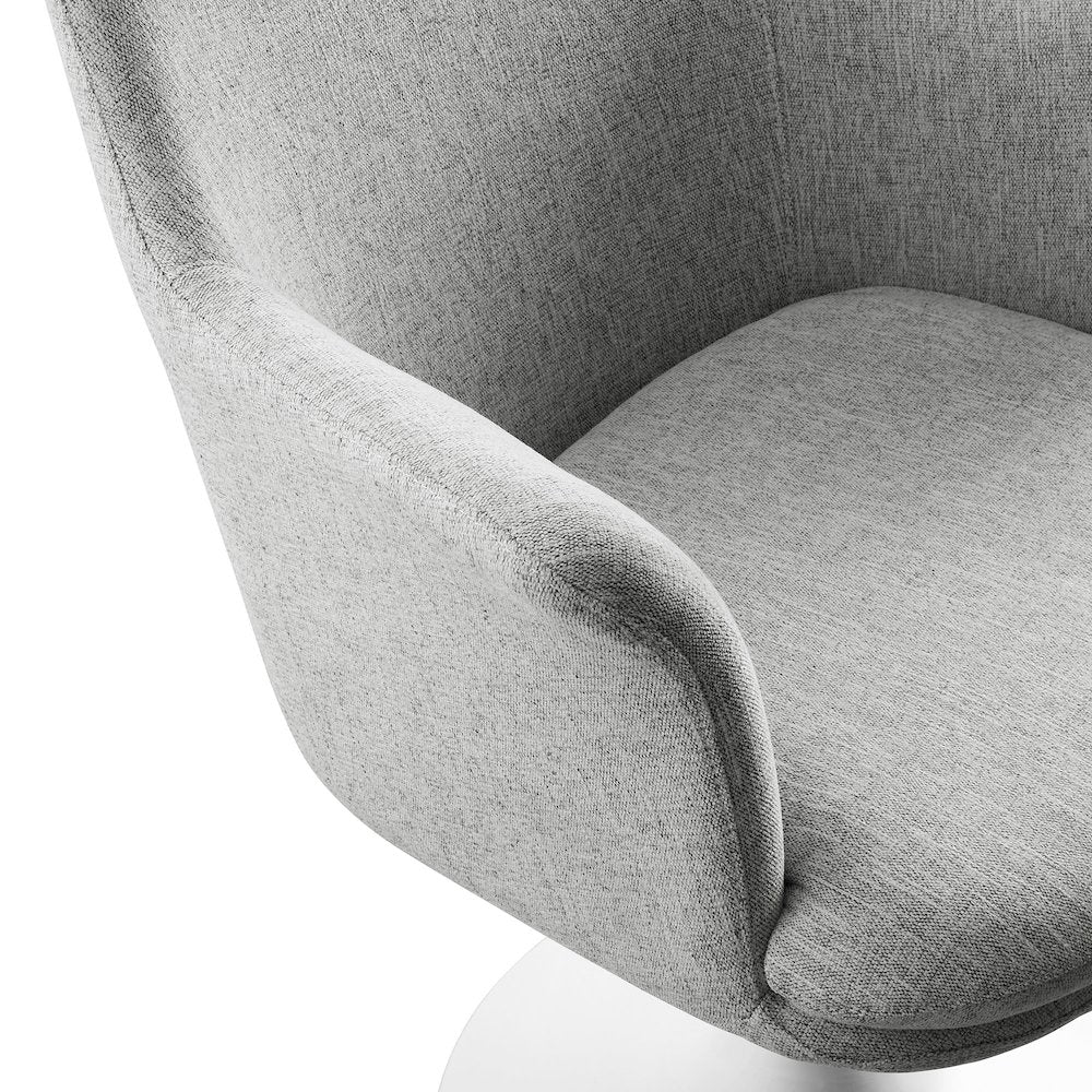 Lippa Swivel Dining Upholstered Armchair