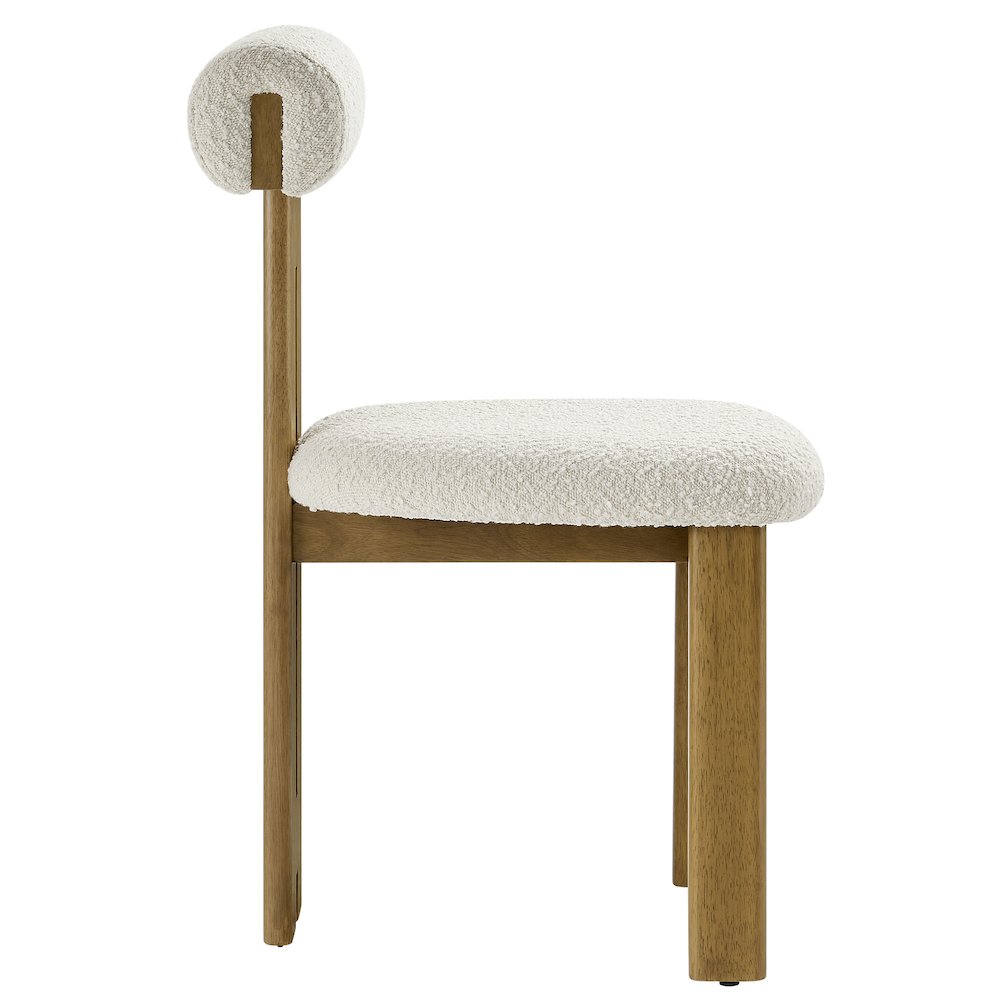 Torian Boucle Fabric Dining Chair Set of 2