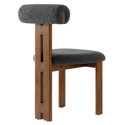 Torian Boucle Fabric Dining Chair Set of 2