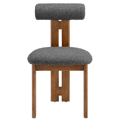 Torian Boucle Fabric Dining Chair Set of 2