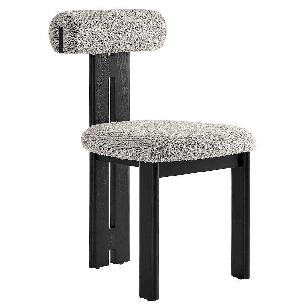 Torian Boucle Fabric Dining Chair Set of 2