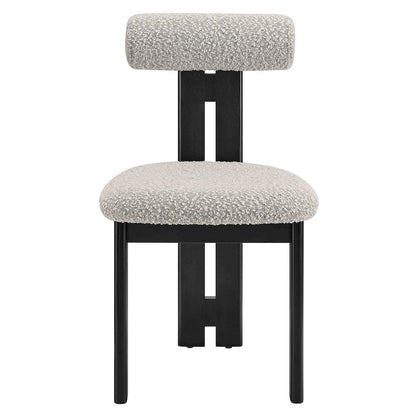 Torian Boucle Fabric Dining Chair Set of 2