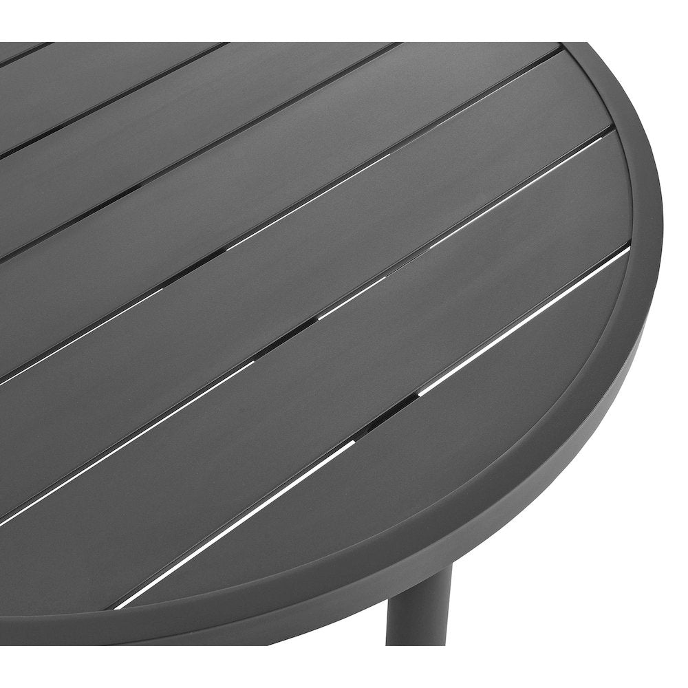Terrace 35" Outdoor Patio Aluminum Round Coffee Table