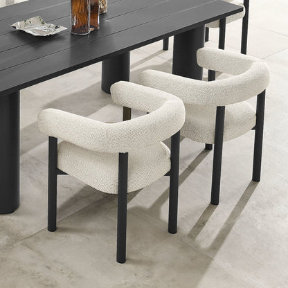 Nautica Outdoor Patio Aluminum Dining Armchairs Set of 2