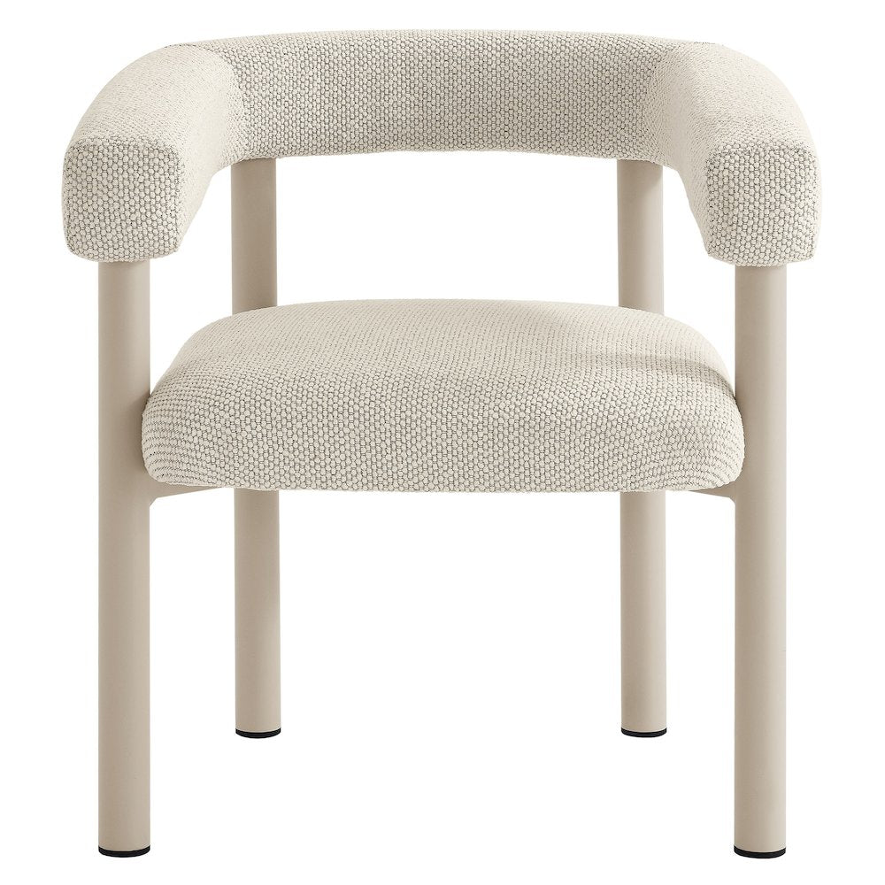 Nautica Outdoor Patio Aluminum Dining Armchairs Set of 2