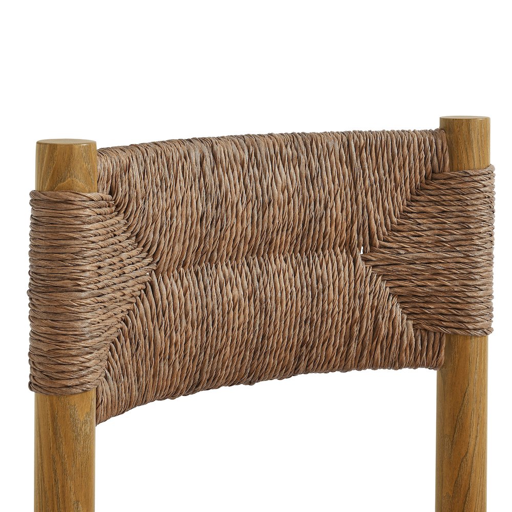 Parkland Outdoor Patio Rattan and Aluminum Dining Side Chairs Set of 2